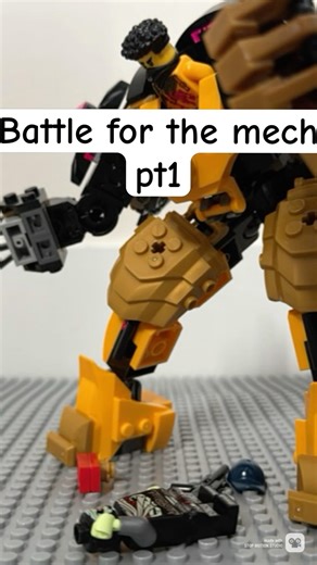 Battle for the mech pt1 #lego #legostopmotion #legomech