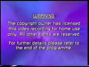 Paramount Warning Screen (1999-2000 UK) (Opening Variant)