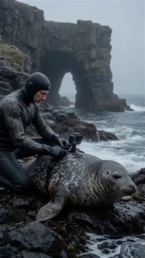 Gray Seal Pov: Revealed Ancient Pictish Stones Inside a Hidden North Sea Cave