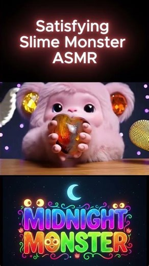 Insane Monster Slime ASMR Short – Viral Sticky Sounds #CuteMonster #slime