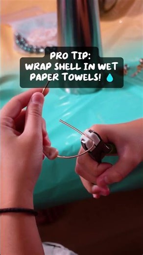 Shell Bangle Tutorial 🐚✨ #beachjewellery #jewelry #naluviber