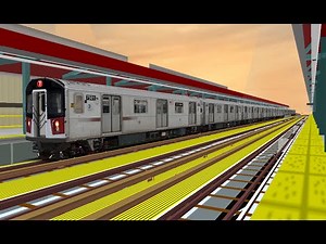 OpenBVE NYC Subway: Operating R188 7 Train to 74 St-Broadway