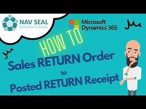 Sales Return Order to Posted Return Receipt | NAV SEAL