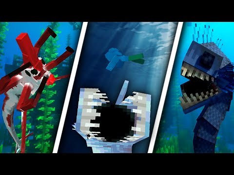 The Best Underwater Ocean/ Sea Creature Mods to use in Minecraft 2024!!