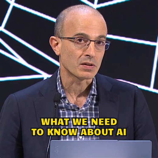 AI is different to every previous human invention for three important reasons: It is an agent that can learn and change by itself; it is creative and can invent entirely new things – like music, medicine and money; and it can lie and manipulate. From the keynote at the 2026 World Economic Forum Annual Meeting in Davos, Switzerland. Watch the whole thing: bit.ly/WEF-YNH #YuvalNoahHarari #wef26 #Davos2026 #WorldEconomicForum #AI #Innovation #Creativity | Yuval Noah Harari
