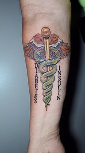 Check out this amazing custom piece done by Gus! 🎨 Medical tattoos are a unique and artistic way to communicate important medical information. Whether you have a medical condition, allergy, or other crucial details that medical professionals need to know, a medical tattoo can ensure that this information is always readily available. #medicaltattoo #custompiece #Gusart #bodyart #tattooartist #healthawareness #medicalinformation #tattoogoals #uniqueart #tattooideas #inkedandproud | GUS TATS