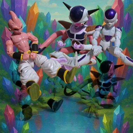 🔥 Kid Buu, Frieza (Final Form & First Form) Meditate Together | DBZ Epic Moment