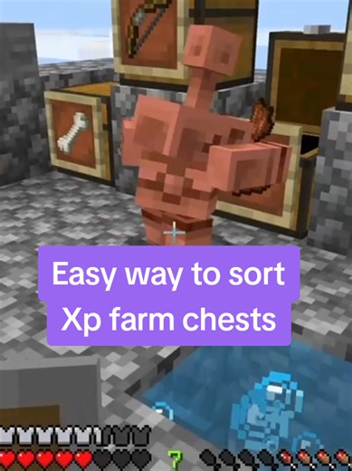 Effortless XP Farm Sorting with Copper Chest
