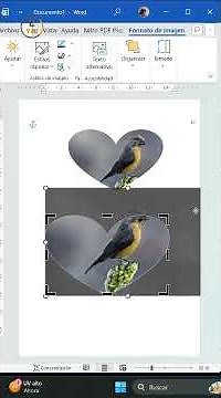 Crop images into ANY shape in Word #msword #tutorial #shorts