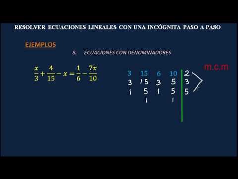 Solving Linear Equations with One Unknown, Step by Step - Solved Exercises