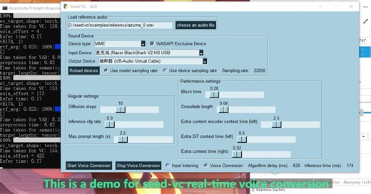 7.4K views · 159 reactions | real-time zero-shot voice conversion and cloning - https://github.com/0xSojalSec/seed-vc | Md Ismail Sojal | Facebook