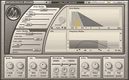 ArtsAcoustic Reverb v1.6.0.15 Incl Patch and Keygen-R2R (WiN/OSX)
