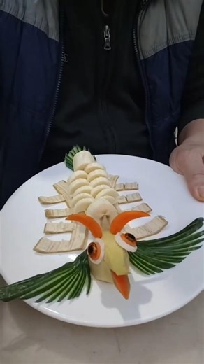 Amazing Animal Carving with Banana and Cucumber | Easy Tutorial#Creative Animal Shape Carving |