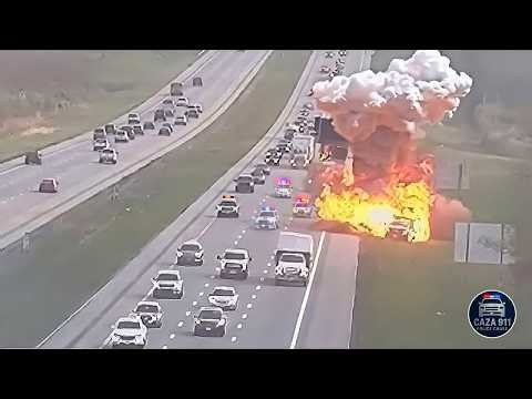 Craziest Police Dashcam Moments: High-Speed Police Chases Wild PIT Maneuvers and Tragic Crashes!