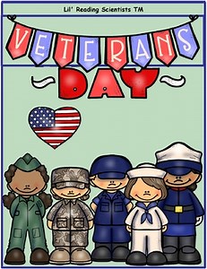Veterans Day Kit for Kindergarten and First Grade