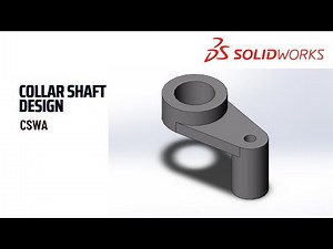 Collar Shaft Design | CSWA Practice Question | SolidWorks Tutorials