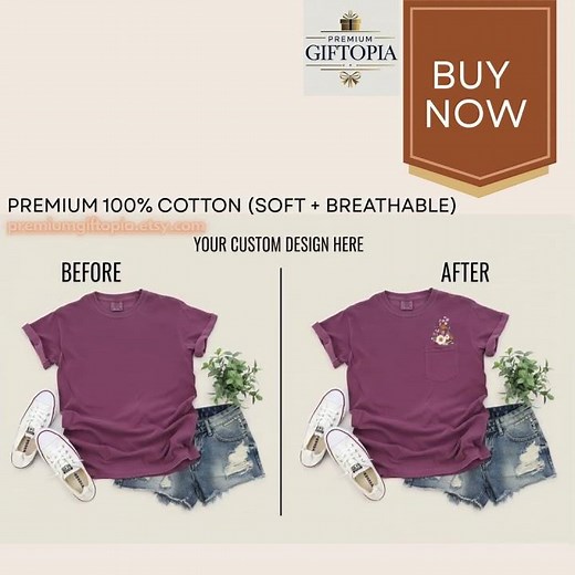 👉 Durable Pocket T-Shirt You Need in 2026 | Custom Ready Workwear Tee