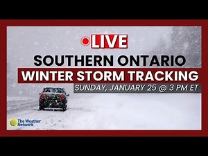 LIVE STORM TRACKING: Massive Winter Storm Moves Into Ontario Sunday