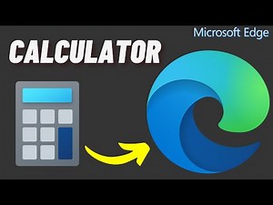 How to use Calculator in Microsoft Edge