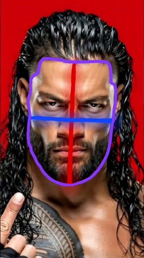 How To Draw Roman Reigns🔥👑