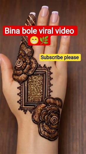 latest elegant mehndi design 🌿#shorts #shortvideo #trending #youtubeshorts