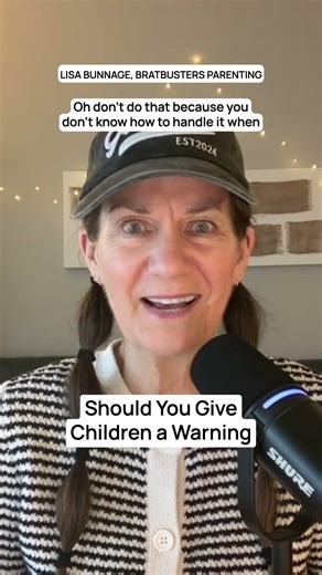 Should You Give Children a Warning