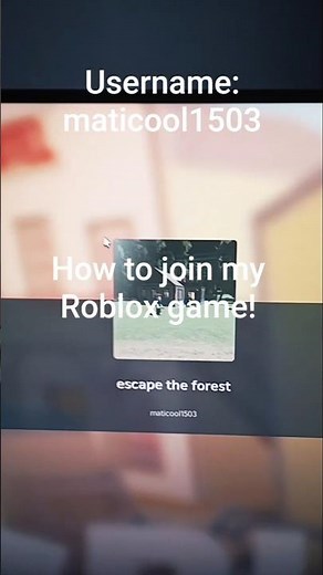 how to join my game!