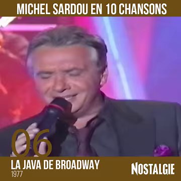 Quelle chanson de Michel Sardou connaissez-vous par coeur? 🙂 | Nostalgie Belgique