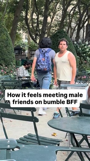 25K reactions · 236 shares | Want to go on a man to man friend date? #bumble #friends #friend #funny #dating #online #men | Dominic Leonelli | Facebook