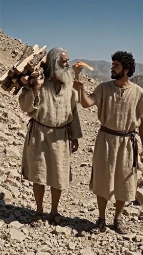 God test Abraham by commanding him to sacrifice his beloved son on mount moriah#faithjourney#faith