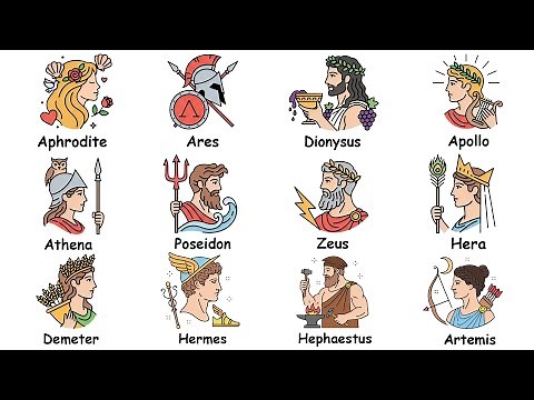 12 Olympian Gods Explained in 8 Minutes