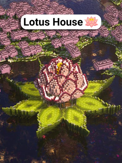 Build a Stunning Lotus House in Minecraft