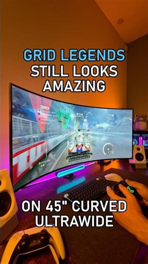 GRID Legends on LG UltraGear 45” OLED HDR UltraWide ULTRA Graphics RTX