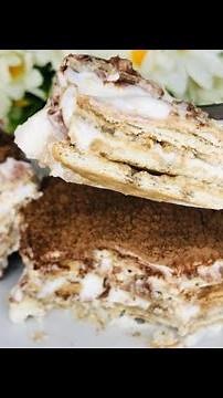 Tiramisú - receta fácil con galletas Marías 👌💖