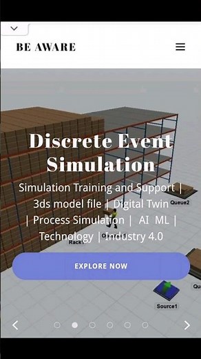 Discrete event simulation | process simulate | simulation | industrial | #training #simulator