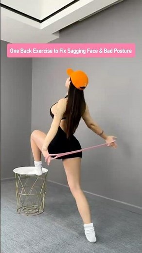 One Back Exercise Daily to Fix Sagging Face and Improve Your Posture Naturally