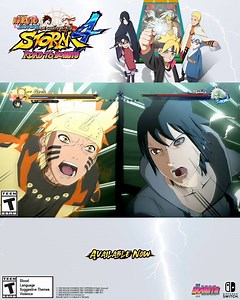 6.7K views · 1.2K reactions | The STORM is now on Switch! Experience exhilarating adventures in NARUTO SHIPPUDEN Ultimate Ninja STORM 4: ROAD TO BORUTO. | BANDAI NAMCO Entertainment | Facebook