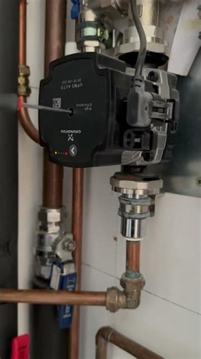 How To Fix Grundfos stuck pump red and orange. #heating #pump #plumber #howto #diy #fyp #plumbing