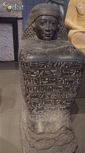 Ancient Egyptian Block Statues and Artifacts @ Grand Musuem #ancient #egypt #Block #statue #artifact