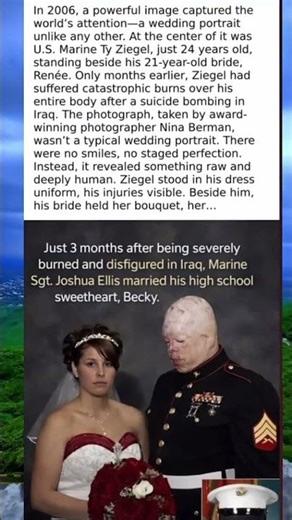 Unforgettable: The Wedding Portrait That Exposed the True Cost of War – Marine Ty Ziegel’s Story