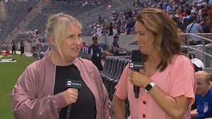 "I've visualized this moment so many times over the last few months, and now it's finally here..." Emma joins the TNT crew ahead of kickoff in Colorado 🎙️ | U.S. Soccer