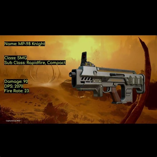 HELLDIVERS II: MP-98 Knight Submachine Gun #helldivers2