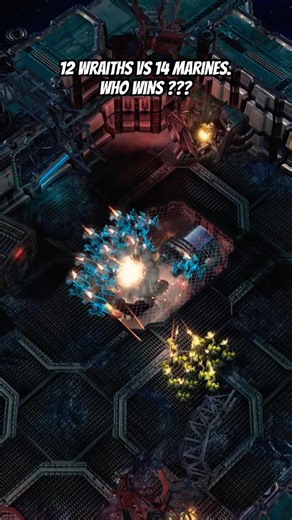 12 Wraiths vs 14 Marines | SC2.BattleRumBle #sc2 #rts #starcraft2 #스타크래프트2