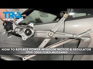 How to Replace Power Window Motor & Regulator Assemblies 1994-2004 Ford Mustang