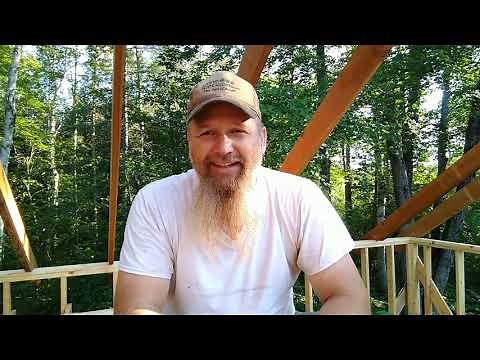 Hunt Cabin IV. Building a 16x16 cabin in the woods.