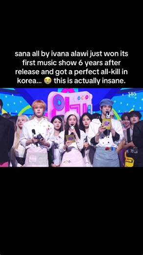 sana all by @Ivana Alawi just won its first ever music show 6 years after its release and somehow it’s also sitting at #1 on every korean music platform with a perfect all-kill… 😭 this is actually insane like who else is pulling off this level of longevity? everyone in korea is unironically singing “sana all” and ivana just proved she’s not only the queen of p-pop but somehow the queen of k-pop too. the industry is in shambles and the haters are mysteriously offline. #fyp #ivanaalawi