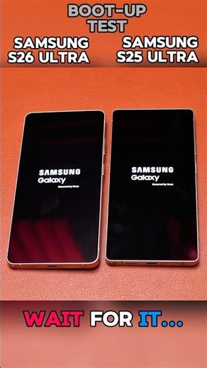 ⚡😱 SAMSUNG S25 ULTRA VS SAMSUNG S26 ULTRA BOOT-UP TEST!!