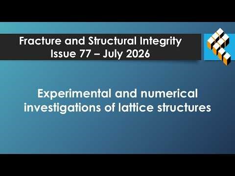 Experimental and numerical investigations of lattice structures