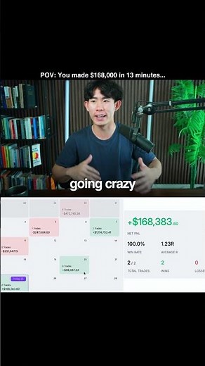 POV: YOU MADE $168,000 IN 13 MINUTES... ‪@TheTradingGeek‬