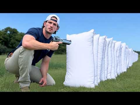 How Many Pillows Does it Take to Stop a Bullet?